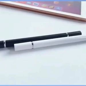 Stylus Pen 2in1 Universal For All Device Apple Android Tab Ipad Microfiber Head Touch Drawing Pen F86