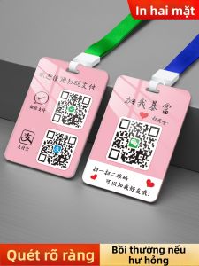 ZHICAIYOU | Biển QR Code Hai Mặt cho WeChat Alipay Nhà Hàng Quán Cà Phê