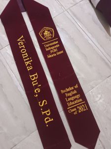 SELEMPANG LEHER 1 LAPIS Sehari jadi Free cotum Nama