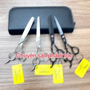 Jason Kéo Tay Trái JASON 6.0 In - Kéo Cắt Tỉa Tóc Tay Trái Chất Liệu Thép Nhật S440C Độ Cứng Trên 62HRC Kèm Bao Da Chuyên Sản Phẩm Tóc