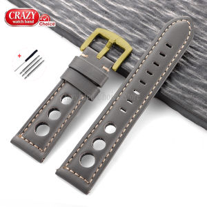 Cowhide Watch Strap Brown Vintage Genuine Leather for Seiko for Omega Watchband 20mm22mm24mm26mm Women Men Wrist Band Pin Buckle