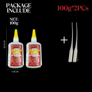 Premium 1500CPS Thick CA Glue Industrial Grade Cyanoacrylate Super Glue for Gap Repair Woodworking DIY Craft 50g/100g/500g