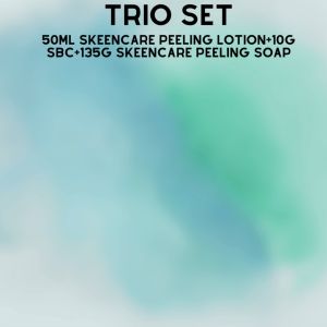Trio Set All Sizes SkeenCare Peeling Lotion + 10g SBC + SC Peeling Soap