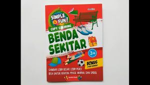 Buku Mewarnai Copy Coloring Benda Sekitar Bonus Stiker Aktivitas Anak