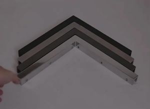 20251 Piece Cast SUS304 90 Degrees Glass-To-Glass Fixing Bracket Joiner Shower Enclosure Screen Cubicle