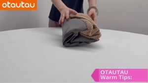 OTAUTAU Big Waffle Corduroy Bean Bag Pouf Cover Footrest Stool Ottoman JD047【No Filler Inside!You Need To Fill It By Yourself !】