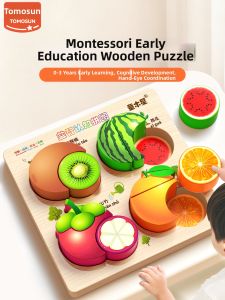 TONGMUXING | Montessori Intellectual Development Wooden Puzzle Blocks