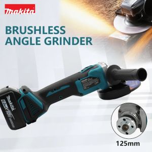 Makita | Makita DGA404 18V Brushless Electric Angle Grinder 125mm Cutting Polishing Machine High Power Rechargeable Tool Unit