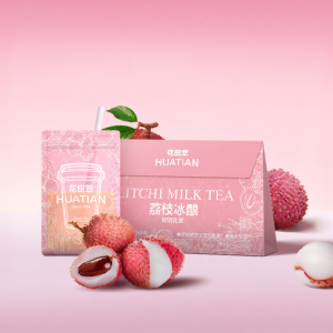 HUATIANCUI | Lichee Ice Brew Zero Sugar Easy-to-Prepare Light Milk Tea