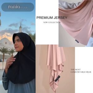 Latte Standard Medium Size | Hijab Bergo Jannah Series | VIRAL INSTANT PREMIUM Kerudung Jilbab
