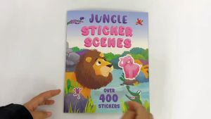 Jungle Sticker Scenes Book With 400+ Stickers To Decorate 8 Fantastic Scenes For Kids