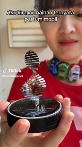 Parfum Mobil Tenaga Surya Motif Daun Hiasan Interior Mobil Car Perfume