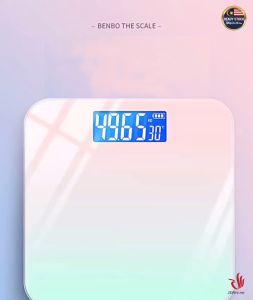 USB Digital Body Weight Scale Electronic Bathroom Glass High Accuracy Weight Scale Penimbang Berat Badan USB Skala 电子秤