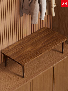 Wooden Layered Partition Organizer Shelf