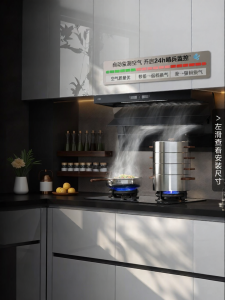 Top and Side Suction Range Hood