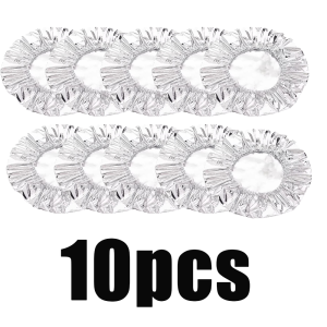 10-60pcs Reusable Aluminum Foil Bowl Cover Heat Insulation And Heat Preservation Food Grade Oven Takeaway Picnic