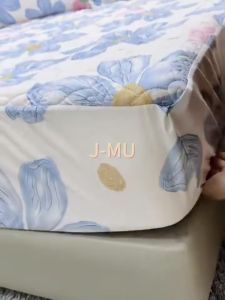J-MU ผ้าปูที่นอน 6ฟุต 5ฟุต เฉพาะผ้าปู หนา10ซม(25cm) ผ้าปูเสริมใยขนาด ผ้าปูที่นอนกันไรฝุ่น