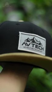 AVTECH - Topi Snapback Hat Caps Olahraga Outdoor Casual Lifestyle Bordir All Size - ROCK MOUNTAIN