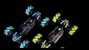 RC Stunt Car Mobil Akrobat Remote Control Dengan Lampu Berwarna Rotasi 360° Kontrol Gerakan Bisa Menyemburkan Kabut