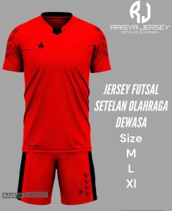 JERSEY FUTSAL SETELAN DEWASA