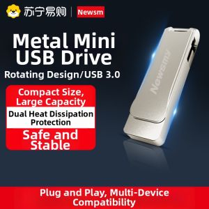 Newman High-Speed USB Flash Drive Metal Mobile Car-Mounted Large Capacity Miniature for Mobile Phone And Computer