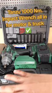 TANZU 1/2" Brushless Impact Wrench 1000N·m Torque 4 Modes & 3 Speeds