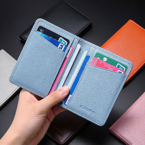 Thẻ ID tín dụng siêu nam mỏng và phụ nữ che thẻ ngân hàng bằng lái xe đơn giản Ví đựng danh thiếp Ví mềm