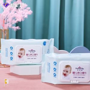 Baby wipes 80 pieces large pack for newborn baby wet wipes household wet wipes/婴儿湿巾80件大包新生儿湿巾家用湿巾