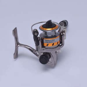1 pc All metal stainless steel fishing reel with a transmission ratio of 4.3:1 lightweight rotating reel