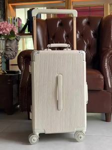 MANLVSHI | Large Capacity Wide Handle Aluminum Frame Luggage 20 Inch