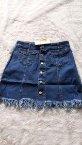 Des Rok jeans impor kode 196 real foto rok mini casual modis trendy