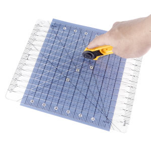 1pc DIY Sewing Pattern Ruler Acrylic Irregular Patchwork Ruler Quilting Template Multifunction Transparent Splicing Ruler
