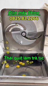 Máy thái lát cửa vuông inox thái đa dạng các loại rau củ quả điều chỉnh độ dày mỏng theo ý muốn
