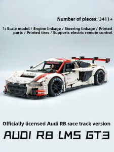 Rastar | Electric Race Car Model Building Blocks Adult High Difficulty