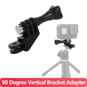 Vertical Mount 90 Degree Bracket Adapter 1/4 Screw Hole For GoPro Hero 13 12 11 10 9 8 Insta360 SJCAM DJI Insta360 Action Camera