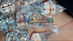 Mote Motif Tombak 348 Kristal 50pcs