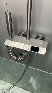 Sen cây nóng lạnh chỉnh nhiệt sen cây tắm đứng nóng lạnh chỉnh nhiệt độ nano màu xám giá sỉ từ 05 cây GIÁ 1TR5/1 CÂY