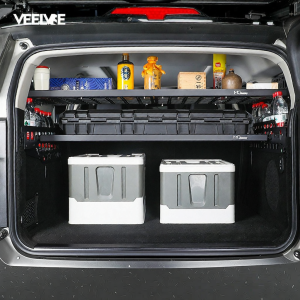 MLZH | Car Rear Trunk Storage Organizer Shelf Net Window Modification Accessory