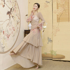 Dance Honghua Light Line Dancing Dress Classical Dance Costume Female Chinese Classic Dance Adult Stage Performance Han and Tang Dance Practice