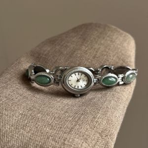 Jewatchyer | High End Medieval Light Luxury Pearl Bracelet Watch Jewelry Jade Quartz Bracelet Womens Watch Gift For Women Lady Fashion Watch