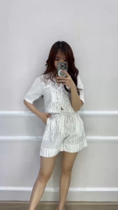 SV 6675 - Camila Set | Silvervogue | Set Atasan dan Celana Katun Poliester Pakaian Wanita