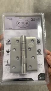 Engsel Pintu - Hinge SES ECO 4 x 3 x 3mm 4BB Q142 SS Sus 304