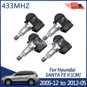 4PCS 433MHZ Tire Pressure Sensor TPMS Sensor For Hyundai Santa Fe Ii 2005-2012 52933-2B000