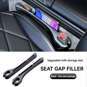1Pair Car Seat Gap Filler Side Seam Plug Strip Leak proof Filling Strip Car Gap Filler Rubber Plug Hole