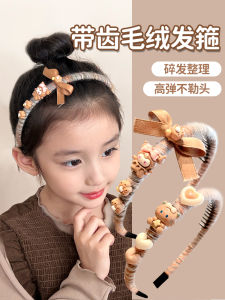 Anti-Slip Cute Cartoon Hairband for Girls Childrens Fashionable Hair Accessories Comfortable Headwear That Doesnt Pull Hair