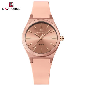NAVIFORCE 2025 Women Fashion Watches Quartz Watch Sports Silicone Strap Ladies Wristwatches Simple Clock Gift relogios feminino