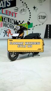 Hayaidesu Floor Mat Honda STYLO 160 Karpet Motor Floor Mat - Premium Quality