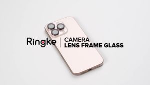 Ringke Camera Lens Frame Glass Compatible with iPhone 16 Pro / iPhone 16 Pro Max Camera Lens Cover with Aluminum Alloy Frames