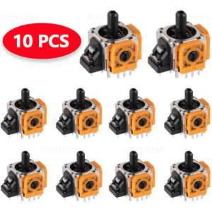 Tectinter | 10PCS 3D Analog Joystick ThumbStick For PS5/PS4/Nintendo Switch Pro Controller Replacement Repair Parts Kit Game Accessories