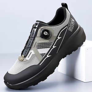 Mens Running Shoes Soft Bottom Casual Thin Outdoor Mesh Breathable Anti-Slip Comfortable Sports Shoes for Autumn